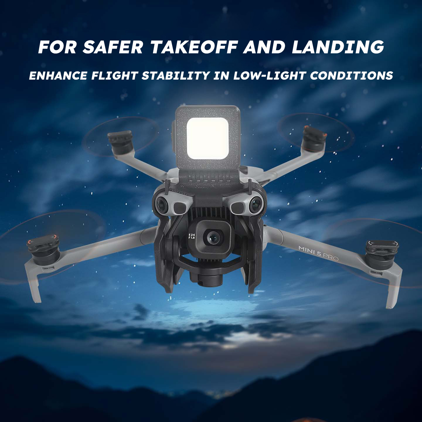 Światło nocne do DJI Mini 5 Pr – Drone Strobe Light recenzja i cena