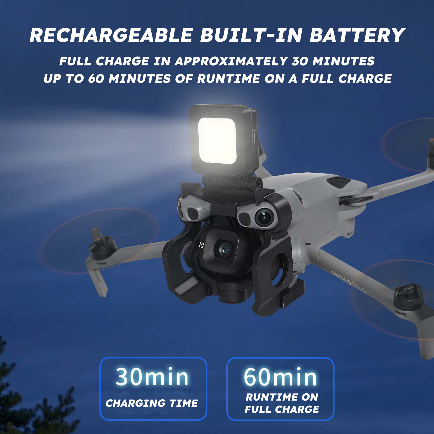 Światło nocne do DJI Mini 5 Pr – Drone Strobe Light recenzja i cena