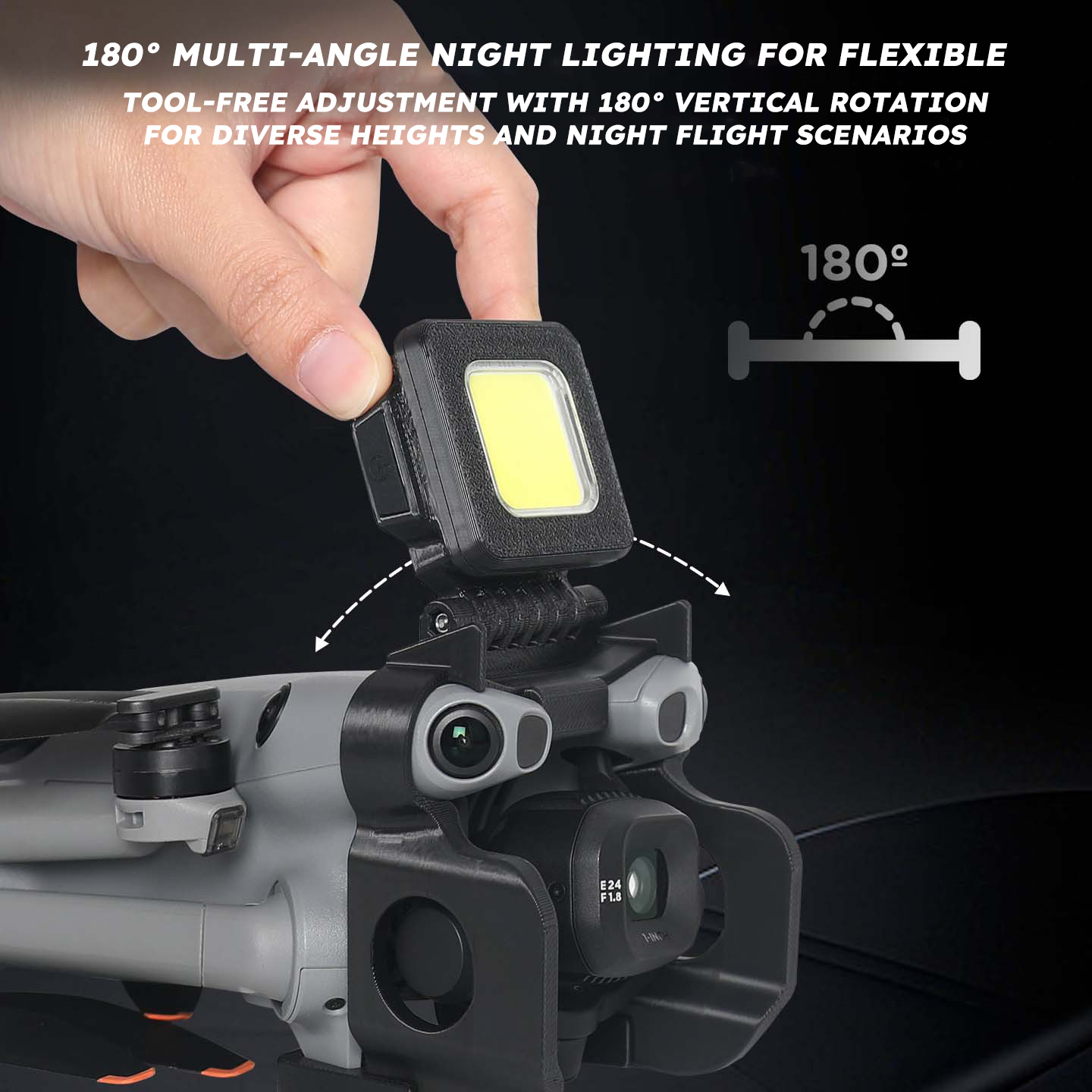 Światło nocne do DJI Mini 5 Pr – Drone Strobe Light recenzja i cena