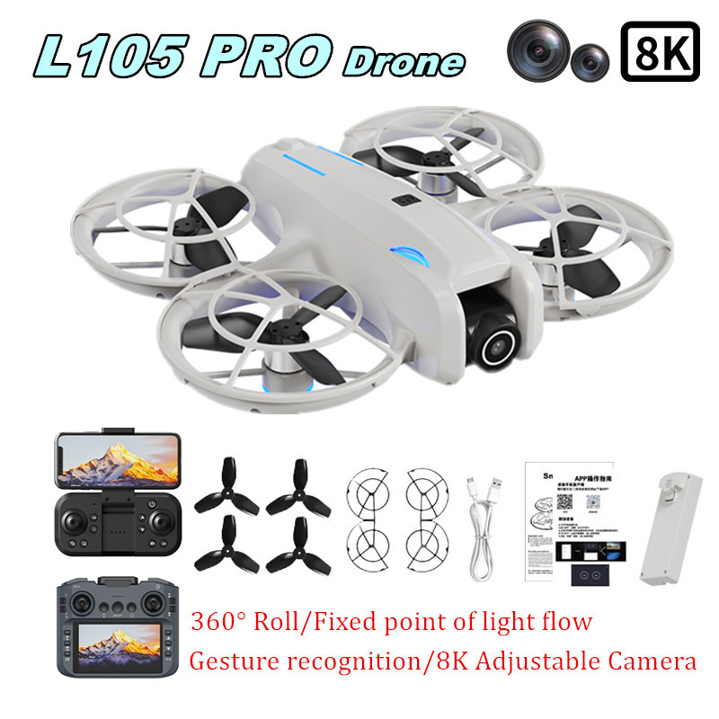 Dron L105 PRO Duel z obiektywe – Drone Battery Adapter recenzja i cena